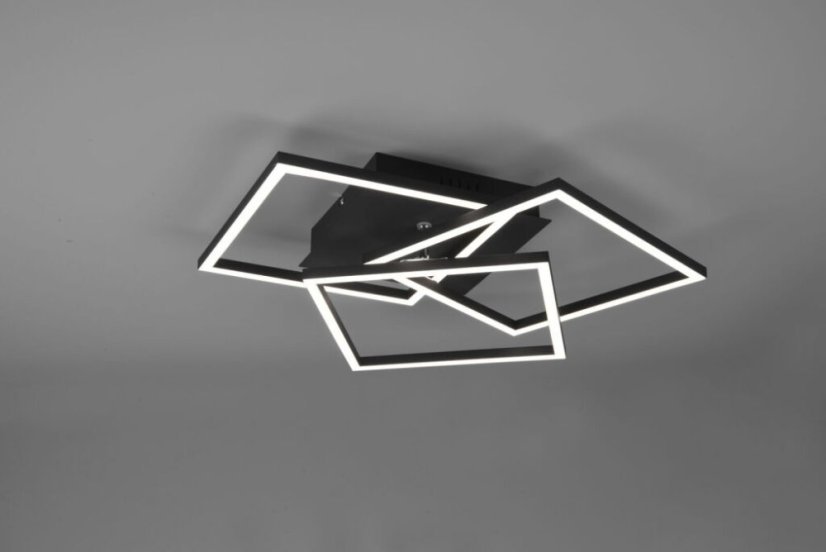 TRIO R62883132 MOBILE stropní svítidlo LED 28W/3200lm 2700-6000K matná černá, dálkový ovladač