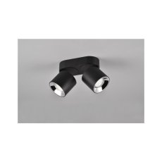 TRIO 651000232 GUAYANA stropní bodové svítidlo/spot 2xGU10 černá matná