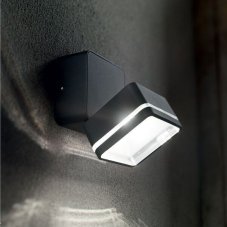 Ideal Lux 285511 OMEGA SQUARE vonkajšie nástenné svietidlo LED 7W/650lm 4000K IP54 antracit