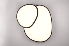 TRIO 647519232 RISE stropní svítidlo SMD LED 45W/5300lm 2700-6500K černá matná, stmívatelné, dálkový ovladač