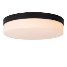 LUCIDE 79111/30/30 BISKIT stropní svítidlo se senzorem D280mm LED 18W/1150lm 2700K IP44 černá, opálová