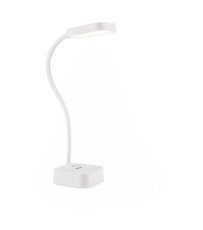 Philips 8719514443815 Rock stolná dotyková lampička LED 5W/90lm 5000K USB prenosná biela