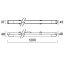 Sylvania 0045159  svietidlo pod kuchynskú linku LED IP20 BATTEN L1200 SINGLE 4000K