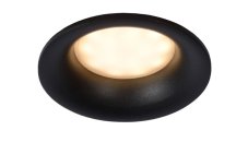 LUCIDE 09923/01/30 ZIVA Zápustné bodové svítidlo GU10 1x5W IP44 černá
