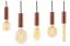 SYLVANIA 0044409 SlyPendant záves D74mm E27 25W meďená