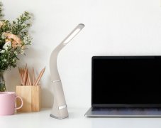 Stolové svietidlo LED 5000K piesková IP20 GLOBO lighting SOPHIE 58337B bez adaptéra, USB kábel, vrátane batérie