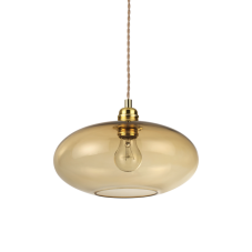 Závěsné svítidlo Ideal lux 207988 BLOB SP1 AMBRA 1xE27 42W chrom