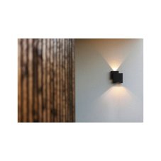 LUTEC 5287901012 RIALTO exteriérové nástěnné svítidlo LED 21W/850lm 3000K IP44 černá