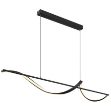 GLOBO 67207-24 VIOLINO závesné svietidlo LED 24W/1000lm 3000K čierna, opal