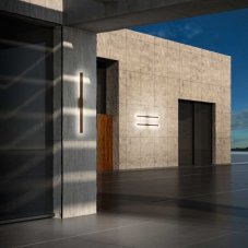 Ideal lux 328591 OUTDOOR LINEA vonkajšie nástenné svietidlo LED 23W 2600/1920lm 3000K IP54 kávová