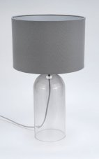 RABALUX 74048 Luxin stolná lampička V450mm 1xE14 tónované sklo, šedá