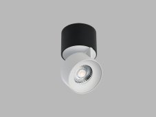 LED2 11508331 KLIP ON stropné bodové nastaviteľné sklopné svietidlo 11W/770lm 3000K čierna/biela