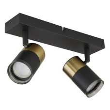 GLOBO 57850-2 BRISBON stropní bodové svítidlo/spot 2xGU10 černá, měděná matná