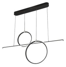 RABALUX 6970 Willow závesné svietidlo LED 48W/2760lm 4000K matná čierna, biela