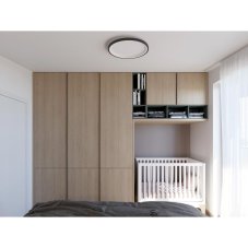 LED2 1271653DT BELLA SLIM stropní svítidlo LED D480mm 38W/2660lm 3000-4000K TRIAC černá