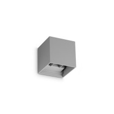 Venkovní nástěnné svítidlo LED 3000K šedá IP54 Ideal Lux ATOM 366821