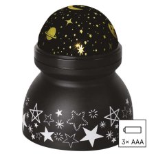 EMOS DCPW05 LED dekorativní projektor vesmír, teplá bílá, 3xAAA excl.