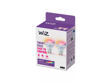 Philips Wiz Colors 8720169076723 LED žárovka GU10 PAR16 4,7W/345lm 2200-6500K+RGB 2-set