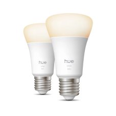 LED žiarovka E27 7W 806lm teplé svetlo (2700K)K biela Philips HUE White 8721103072566 balenie 2 ks