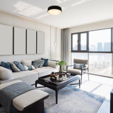 RABALUX 5081 Renata stropné svietidlo D450mm 3xE27 čierna matná, biela