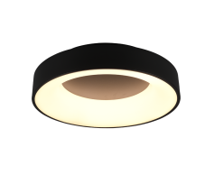 TRIO 671210132 GIRONA stropní svítidlo LED D450mm 27W/3100lm 3000K černá matná, switchdimmer