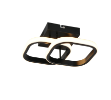 Stropní svítidlo LED 3000K čierna matná IP20 TRIO Reality KASIA R63531932