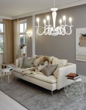 Eglo Chandeliers 39132 MEDUNO 1  nástenné svietidlo 2xE14 biela