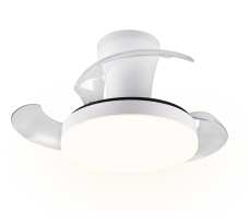 Stropní ventilátor se světlem LED 2700–6500K biela IP20 TRIO Reality TAMPERE R69532101 časovač