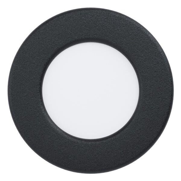 Eglo 99156 FUEVA 5 Zápustné svítidlo LED D86mm 2,7W/360lm 4000K, černá