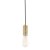  DS-M-038 ANTIQUE BRASS ITALUX Moderna moderní závěsné svítidlo - objímka 1X60W E27 IP20