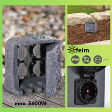 TRIO 9962-11 GARDEN SOCKET zásuvky do záhrady IP44 šedá