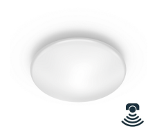 Philips Shan LED CL253 stropní svítidlo 260mm 12W / 1250lm 4000K senzor pohybu