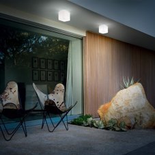 Exteriérové stropné svietidlo Ideal lux 213194 LUNA PL1 MEDIUM 1xE27 42W biela IP44
