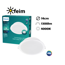 Philips 59464 MESON 125 zápustné svítidlo LED D140mm 12,5W 1300/960lm 4000K bílá Philips 59464 MESON 125 zápustné svítidlo LED D140mm 12,5W 1300/960lm 4000K bílá