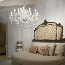 Závesné svietidlo/Luster Ideal lux 167411 NAPOLEON SP18 ORO 18xE14 40W zlato