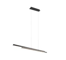 TRIO Reality R37882132 ODIO závesné svietidlo SMD LED 22W/2500lm 3000K čierna matná