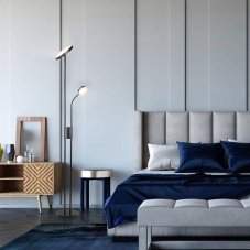 RABALUX 3240 Ophus stojanové svietidlo LED V1800mm 23W/360lm, 4,5W/360lm 3000K matná čierna, stmievateľné