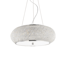 Závěsné svítidlo Ideal lux 082196 PASHA SP10 CROMO 10xE14 40W