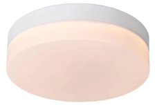 LUCIDE 79111/24/31 BISKIT stropní svítidlo se senzorem D230mm LED 12W/600lm 2700K IP44 bílá, opálová
