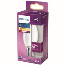 Philips 8718699762698 LED classic žárovka 6,5W/60W 806lm E14 2700K 220-240V B35 FR svíčka