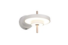 TRIO 240270176 KEATON nástenné svietidlo D200mm SMD LED 10W/1200lm 2300+3000+4000K svetlošedá, switchdimmer