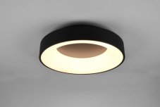 TRIO 671210132 GIRONA stropní svítidlo LED D450mm 27W/3100lm 3000K černá matná, switchdimmer