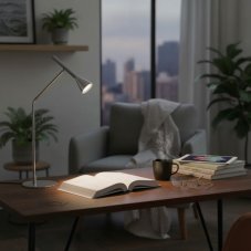 Ideal Lux 291093 DIESIS dotykové stolové svietidlo LED V665mm 6,5W 600/500lm 3000K nikel