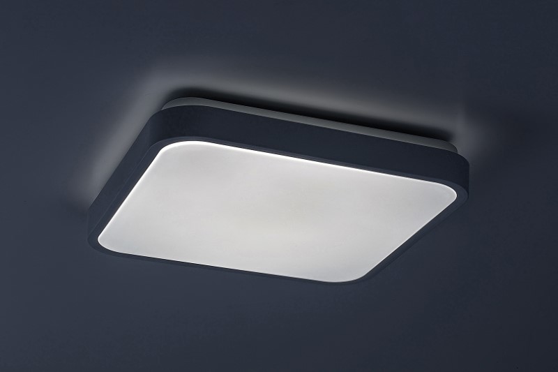 RABALUX 77138 Lowar vonkajšie stropné svietidlo so senzorom 285x285mm LED 18W/1150lm 4000K IP44 biela