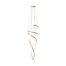 LED závěsné svítidlo 8200 lm 2700-6000K zlaté dálkový ovladač Zuma Line COCO MD3127-2M-3GT