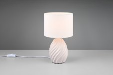 TRIO Reality R51771031 MELVA stolní lampička v310mm 1xE14 bílá matná