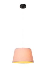 LUCIDE 10416/01/66 WOOLLY závěsné svítidlo D280mm 1xE27 černá, růžová