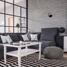 RABALUX 6969 Willow nástenné svietidlo LED 12W/750lm 4000K matná čierna, biela