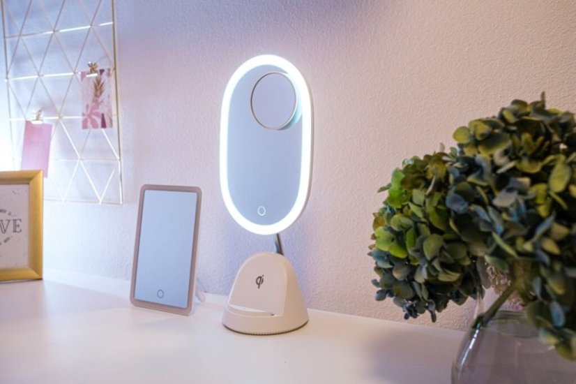 Immax 08970L FACE zrkadlo 3v1 LED 4W 70lm 4000-5000K, biela, dotykové ovládanie, nočné podsvietenie