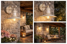 Rabalux Oslo 8681 nástenné svietidlo biele E27 IP44